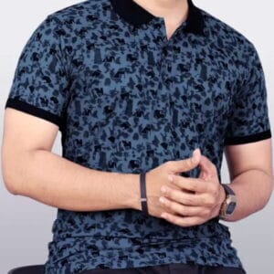 Code: 1052(Blue)- Premium China Polo Shirt