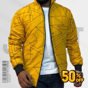 Premium Pedding Jacket for Men's| Code: P-601 (Yellow)
