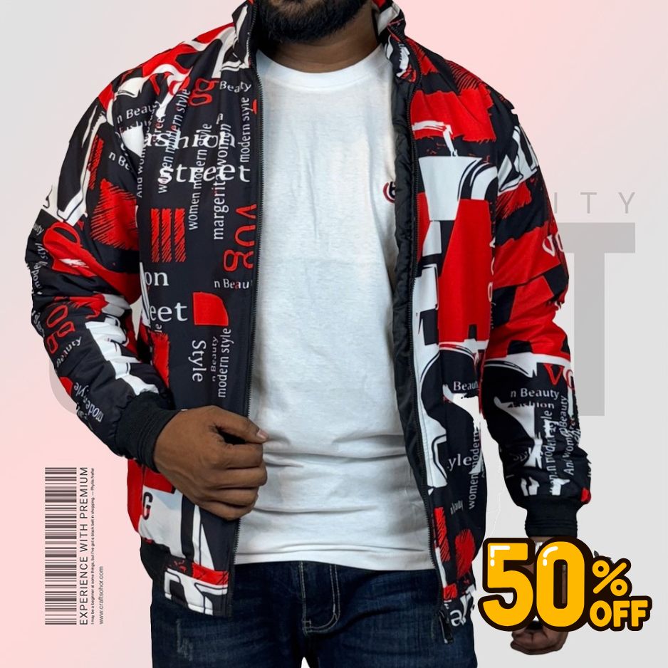 Premium Pedding Jacket for Men’s | Code: S-407(Red)