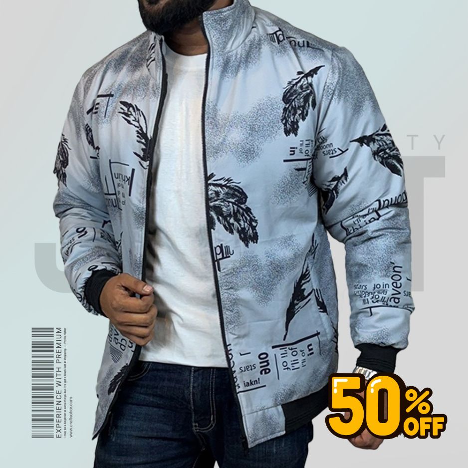 Premium Pedding Jacket for Men's | Code: S-404 (Silver)