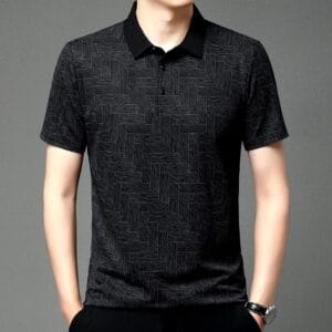 Code: 618(Black) Premium China Polo Shirt For Men