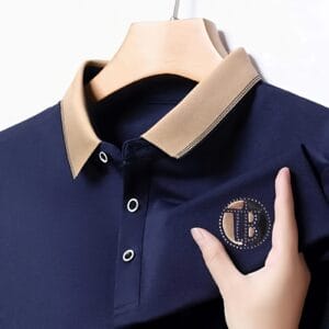 Code: 1821 Premium Cotton Polo Shirt For Men
