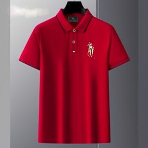 Code: 747 Premium Cotton Polo Shirt For Men