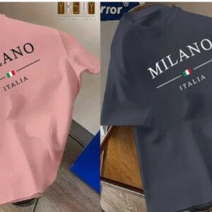 Code:2288 2 pcs Combo Stylish & Comfortable Fit Premium Drop Shoulder T-Shirt – Made from Premium China Fabric