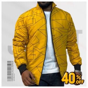 Premium Pedding Jacket for Men's| Code: P-601 (Yellow)