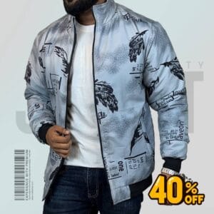 Premium Pedding Jacket for Men's | Code: S-404 (Silver)